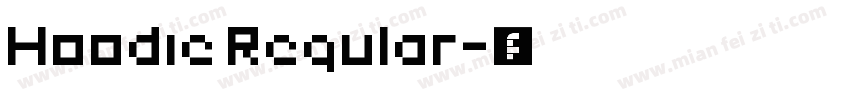 Hoodie Regular字体转换